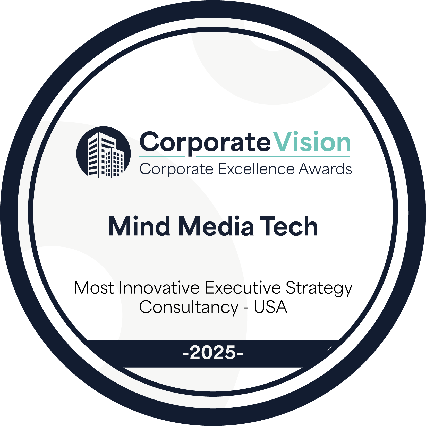Award Image for Mind Media Tech Most Innovative Executive Strategy Company 2025